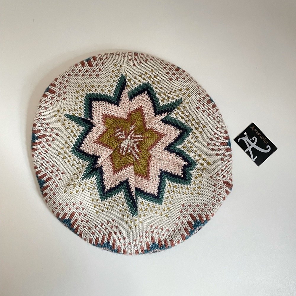 Accessorize Knitted Beret SZ OS